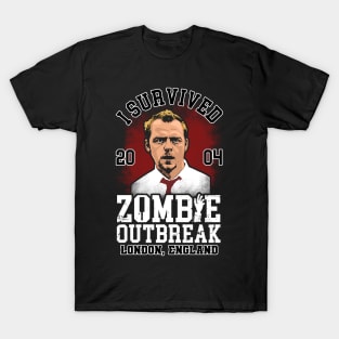 I Survived Shaun Of The Dead T-Shirt